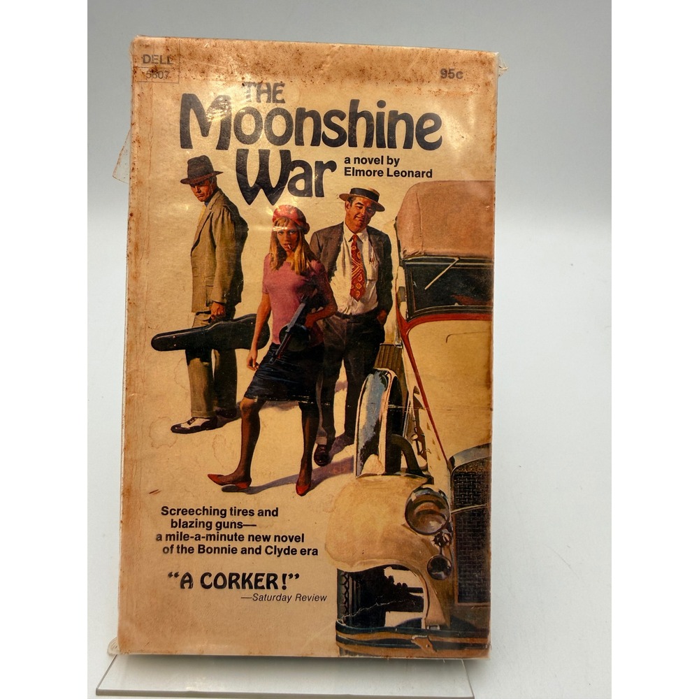 The Moonshine War Elmore Leonard Vintage Dell Paperback 1970 Crime Noir Novel